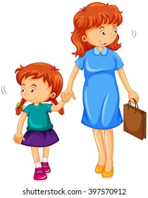 2,358 Mom And Daughter Clipart Images, Stock Photos & Vectors 