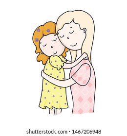 Daughters-mothers. mothers Day. Full understanding love and tenderness. The best mom and daughter.
