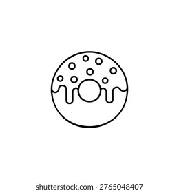 Daunt outline icon silhouette vector flat illustration design.