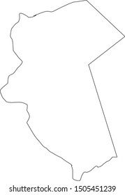 Dauphin County map in Pennsylvania state