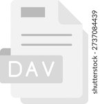 Dav Line vector Icon Design