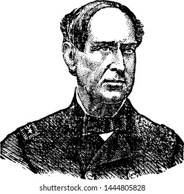 David Glasgow Farragut, vintage illustration