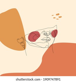 diseño de lineart david michaelangelo boho