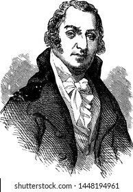 David Ramsay, vintage engraved illustration