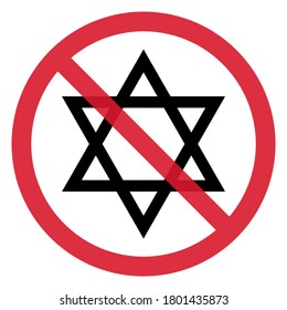 David star icon, israel symbol of religion judaism. Hexagram jerusalem symbol. Biblical flat seal