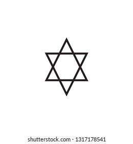 david star icon on a white background