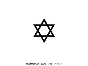 David star jewish symbol Israel national flag