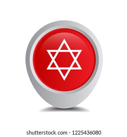 david star and map pin.logo concept. Designed for your web site design, logo, app, UI