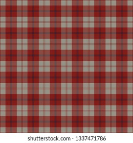 Davidson's dress tartan. Seamless pattern of a traditional Scottish tartan of Davidson's clan for fabric, kilts, skirts, plaids. Frequent, small weaving.