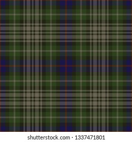 Davidson's Tulloch dress tartan. Element for the seamless construction of a pattern for a traditional Scottish tartan of Davidson's Tulloch clan, seamless pattern for fabric, kilts, skirts, plaids