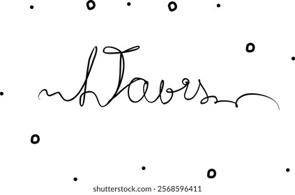 Davis. City in the USA. One line drawing doodle hand drawn. Vector object illustration, minimalism hand drawn sketch design modern 