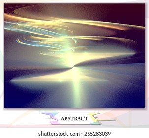 dawn, abstract background, vector illustration