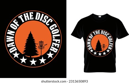 dawn of the disc golfer t-shirt