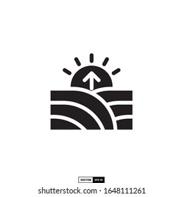 dawn icon, design inspiration vector template for interface and any purpose