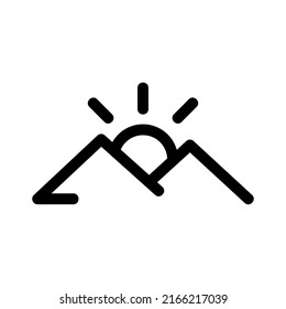 dawn icon or logo isolated sign symbol vector illustration - high quality black style vector icons
