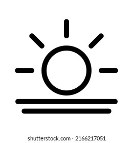 dawn icon or logo isolated sign symbol vector illustration - high quality black style vector icons
