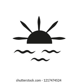 Dawn icon. Trendy Dawn logo concept on white background from Weather collection. Suitable for use on web apps, mobile apps and print media.