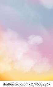 Dawn Morning Sky With Sun And Light Background. Abstract Beach Summer Nature Landscape With Spring And Winter Scenery, Colorful Sunrise Horizon For Seasonal Banner And Illustration.