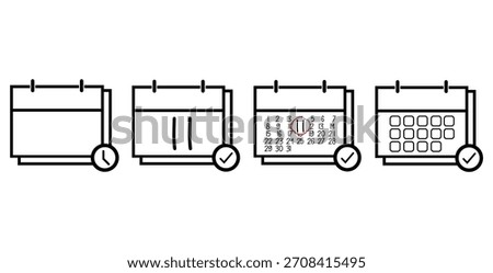 Day 11 Specific Day Calendar. Calendar icon vector illustration sign.