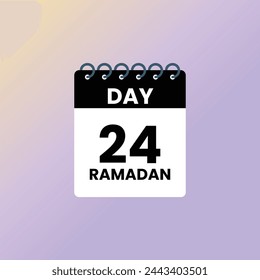 Day 24  Ramadan calendar vector Illustration