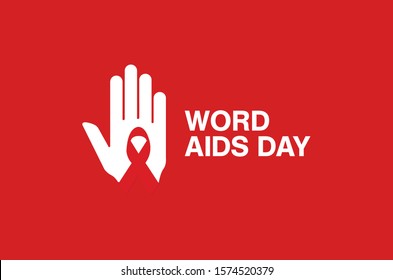 Day against aids picture vector