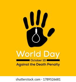 Day Against the Death Penalty is a day to advocate for the abolition of the death penalty and to raise awareness of the conditions and the circumstances which affect prisoners with death sentences.