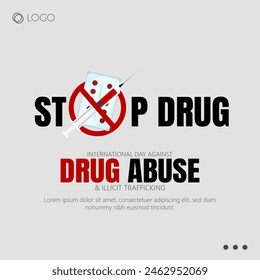 The "Day Against Drug Addiction" is an observance focused on raising awareness about the issues of drug addiction, promoting prevention, and providing support to those affected by substance abuse. 