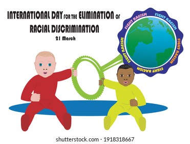 Day Against Racism. International Day For The Elimination Of Racial Discrimination