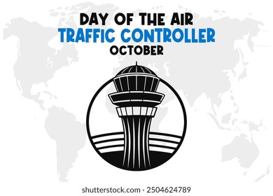 Día del Controlador de Tráfico Aéreo Antecedentes Vector Aviación Seguridad y Control Diseño