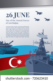 Day Of The Armed Forces Of Azerbaijan Flag Military Banners 26 June