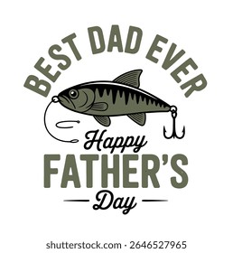 Father’s Day Badge, Typography, and Gift Elements