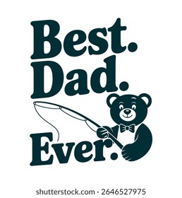 Father’s Day Badge, Typography, and Gift Elements