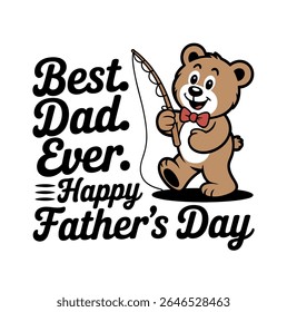 Father’s Day Badge, Typography, and Gift Elements
