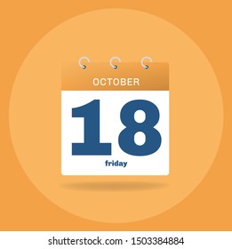 Day calendar with date October 17.