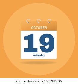 Day calendar with date October 17.