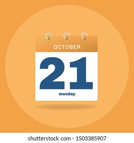 Day calendar with date October 17.