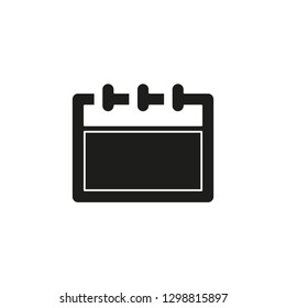 Day calendar icon, vector event calendar