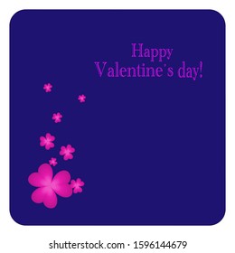 Valentine’s Day Card design vector illustration background abstract 