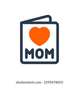 Mother’s Day Card for Mother's Day Vector Icon