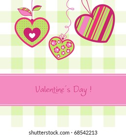 ValentineÂ´s day card, vector