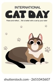 A day for cats, International Cat Day.