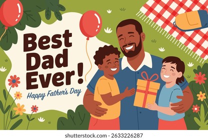 Father’s Day celebration with loving family