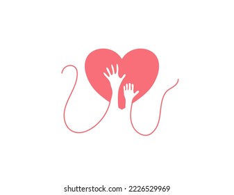 day of charity illustration vector design for charity day event vector