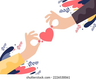 day of charity illustration vector design for charity day event vector