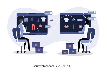 day of charity illustration vector design for charity day event vector
