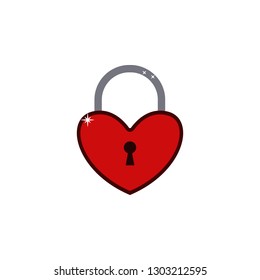 Valentine’s day, clock heart icon. Element of color Valentine's Day. Premium quality graphic design icon. Signs and symbols collection icon for websites, web design
