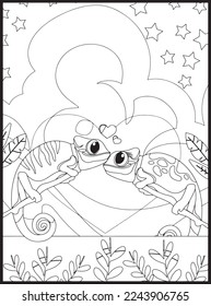 Valentine’s Day Coloring Pages .