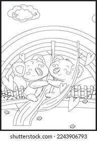 Valentine’s Day Coloring Pages .