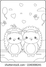 Valentine’s Day Coloring Pages for kids