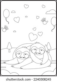 Valentine’s Day Coloring Pages for kids